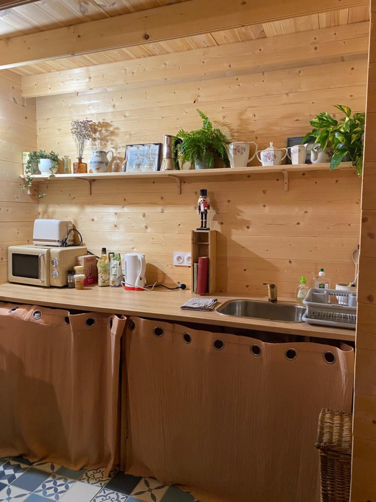 Maison En Bois 1 Chambre 4 Couchages Type Tiny House Granville Zewnętrze zdjęcie